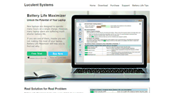 Desktop Screenshot of luculentsystems.com