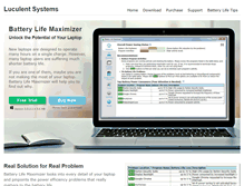 Tablet Screenshot of luculentsystems.com